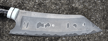 Wilder Damast 200 Lagen & ApexUltra Kern - Knifematerial.at