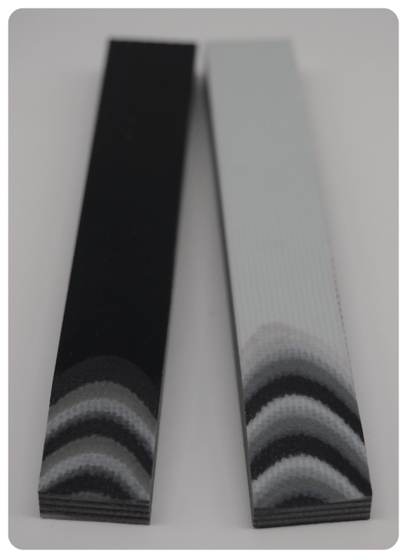 G-10 Dreifärbige Platten 6.5mm - Knifematerial.at