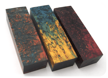 Stabilisierte Karelische birke - Knifematerial.at