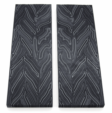 Damascus G - 10 Schalenpaare 6.5mm - Knifematerial.at