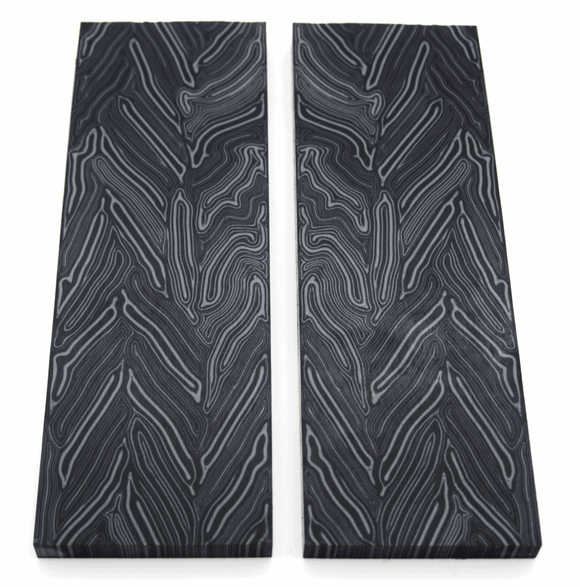 Damascus G - 10 Schalenpaare 6.5mm - Knifematerial.at