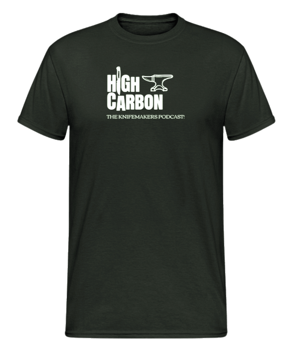 High Carbon Podcast T-Shirt - Knifematerial.at