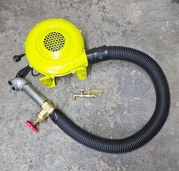 Komplettes Apollo - Schmiede Propan - und Luftversorgungskit - Knifematerial.at