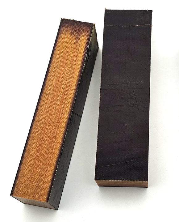 Vintage Canvas Micarta Wa - Handle Blöcke (ca. 1970) - Knifematerial.at