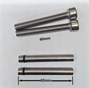 XL - Stifte und Edelstahl Schraubenset für unsere File Guide - Knifematerial.at