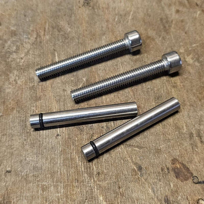 XL - Stifte und Edelstahl Schraubenset für unsere File Guide - Knifematerial.at